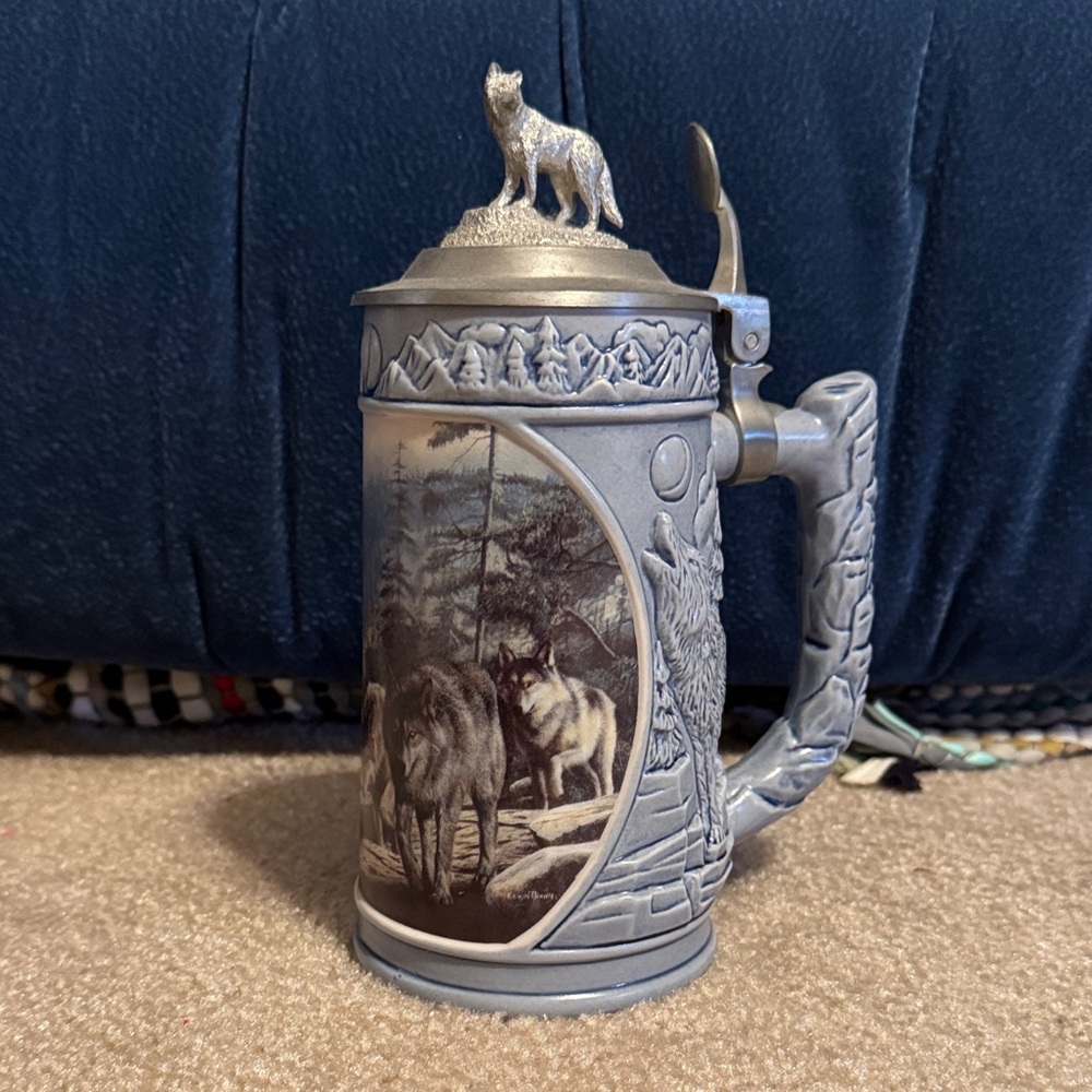 The Cry of the Wolfpack Stein
